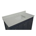 thumbnail image 7 of Abbey 48" Bathroom Vanity with Marine Gray Cabinet and Quartz Top, 7 of 7