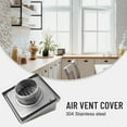 thumbnail image 2 of 100mm Wall Air Vent Extract Valve Grille Ducting Cover Ventilation Outlet, 2 of 5