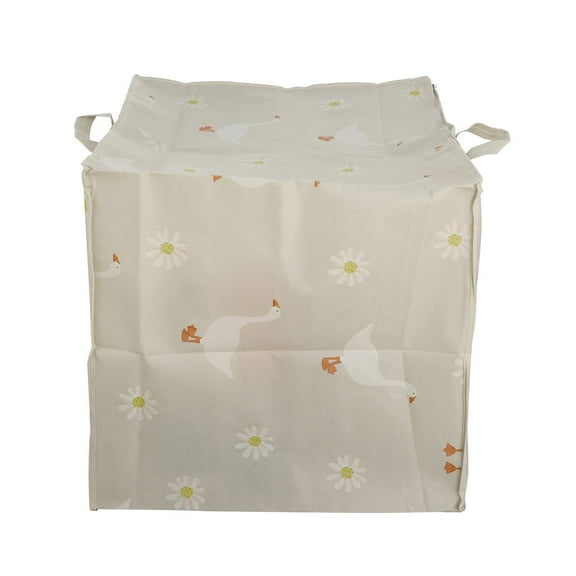 Home Textile Storage Storage Case Clothing And Quilt Storage Bag Duck Daisy Beige 140L