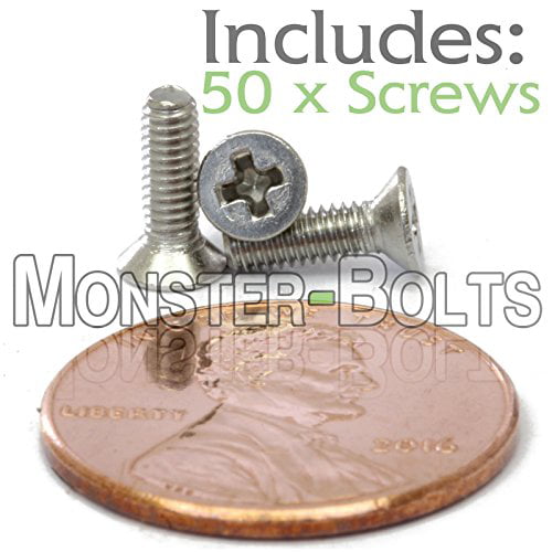 50/100pcs M3 Brass Round Pan Head Cross Recessed Phillips Copper Screw Bolt 