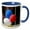 Blue/White, variant on 3drose, Balloons in Red White and Blue to Celebrate Anything Worth Celebrating, 11oz Mug
