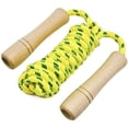 thumbnail image 4 of Corde à Sauter pour Enfants Corde en Coton Réglable Corde Tressée D\'entraînement Physique et Manche en Bois pour Activité Extérieure, Fête, Exercice, 4 of 6