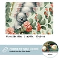 thumbnail image 2 of Koala Polyester Non-Slip Machine Washable Chair Rugs Office Mat Area Rugs Bath Rug, 2 of 6