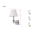 thumbnail image 4 of Safavieh Elvira 15 in. High Greek Key Wall Sconce, Set of 2, 4 of 6