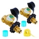 thumbnail image 4 of Adaptador Qcc para tanques de propano, adaptador de manómetro Qcc americano de latón de alta capacidad, adaptador de recarga de propano, 2 uds., 4 of 9