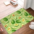 thumbnail image 4 of Honeii Green Avocado Pattern Door Mat, Welcome Door Mats Outdoor Indoor, Stain and Fade Resistant, Non-Slip Entry Matfor Bedroom, Bathroom, Kitchen, 4 of 7