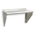thumbnail image 2 of Stainless Steel Wall Shelf, 12"D x 48"W x 11-1/2"H, Silver, 2 of 2