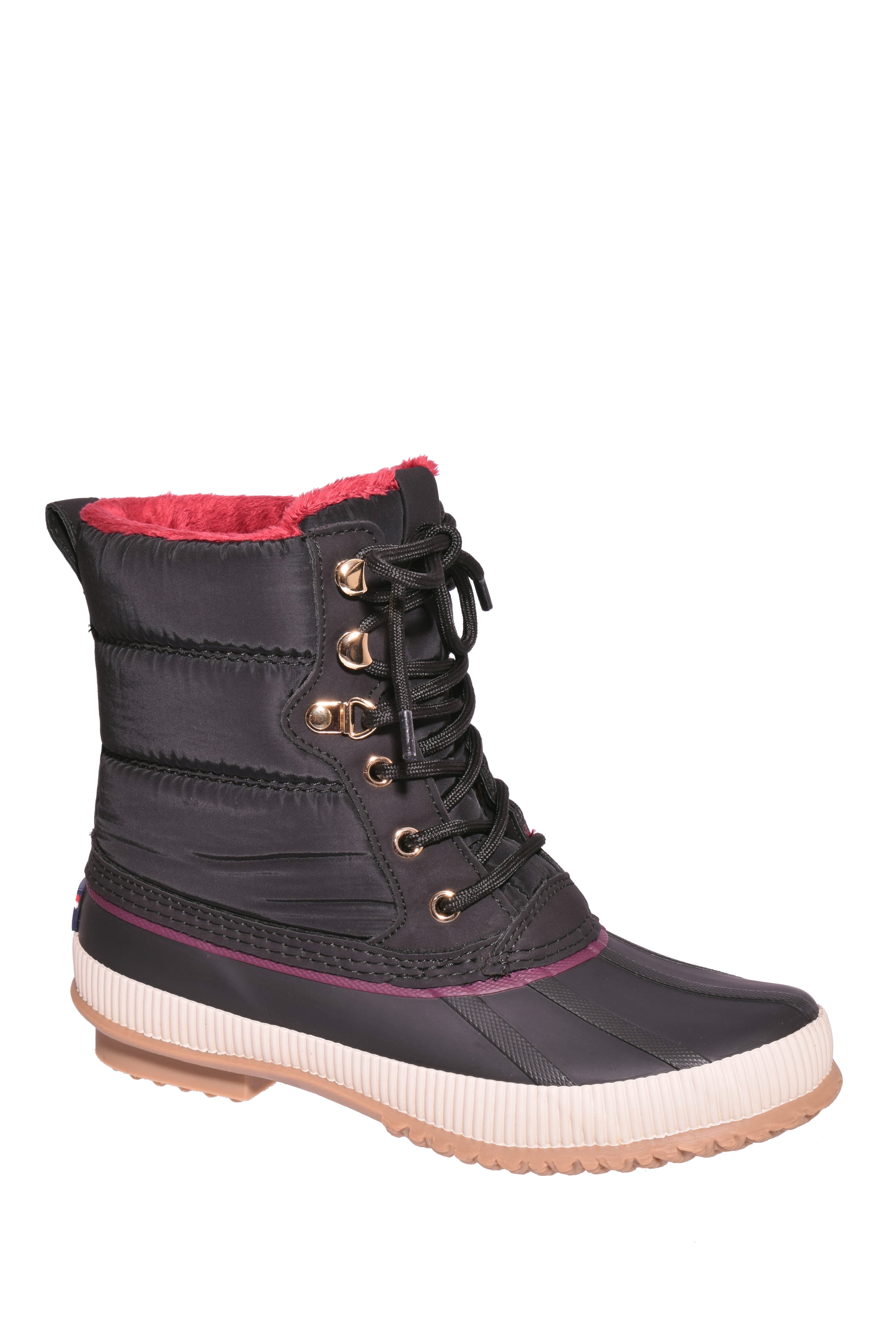 Tommy Hilfiger Elvia Low Heel Duck Boot Black