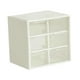 thumbnail image 2 of Mini organizador de cajones para escritorio, pequeño organizador con cajones para manualidades. Blanco, 2 of 9