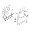 thumbnail image 3 of Genuine Nissan Front Door Seal Lower Parting Strip Right (2004-2015) 808387S000, 3 of 10