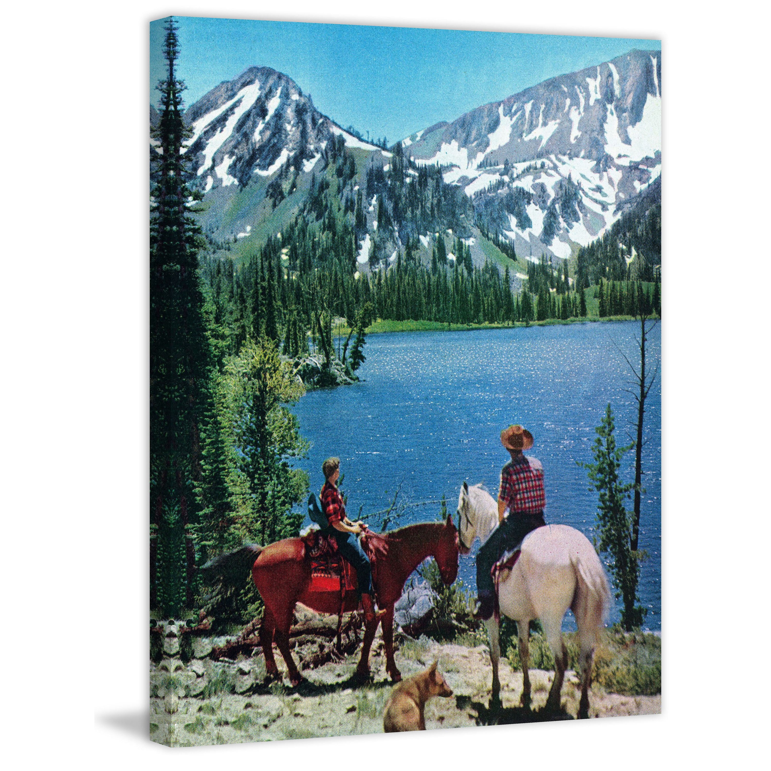 Marmont Hill "Wallows Mountains" Painting Print on Wrapped Canvas
