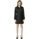 thumbnail image 2 of Gabardina NANJUN para mujer, con doble botonadura, color negro 8, 2 of 7