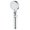 Silver, variant on LSLJS High Pressure Shower Head, Large Panel Handheld Shower Head with Pause Function 5 Spray Modes Pressurized Powerful Spray Shower Massager Anti-clog Nozzles Showerhead Universal Bathroom Accessory
