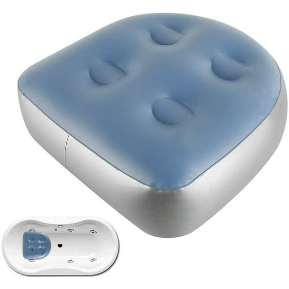 Bathtub Cushion Seat,Inflatable Massage Cushion for Spa and Jacuzzi,Spa Bathtub Cushion for Adults and Children