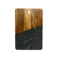thumbnail image 3 of Black Marble/Acacia Wood Rectangular Diagonal Board, 3 of 6