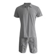 thumbnail image 3 of Men's underwear One Button Suits for Men Night for Men Tux Prom Suits Slim Light Prom Outfits 3 Piece Boys Suit Modern Fit Custom Jackets Men's Set 2 Piece Grey M, 3 of 6