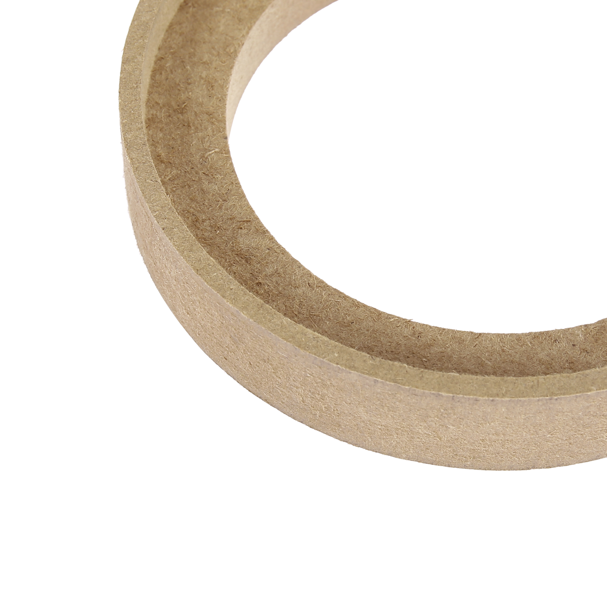 Unique Bargains 2Pcs Car Speaker Ring Adaptor Brackets Recess Bezel Plate Wood 3"