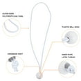 thumbnail image 4 of Uxcell 10Pcs Ball Bungee Cords 12" Heavy Duty Bungee Cord Balls for Tent Camping Holding Wire and Hoses, White, 4 of 6