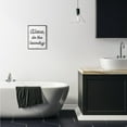 thumbnail image 2 of Stupell Industries Alexa Do The Laundry Funny Bathroom Gray Word Design Framed Wall Art by Daphne Polselli, 2 of 8