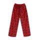 thumbnail image 1 of Cartoon Cat Pajama Pants Hellow Cat Indoor Pants For Women Girls Cute Cat Flannel Comfy Sleep Bottoms, 1 of 9
