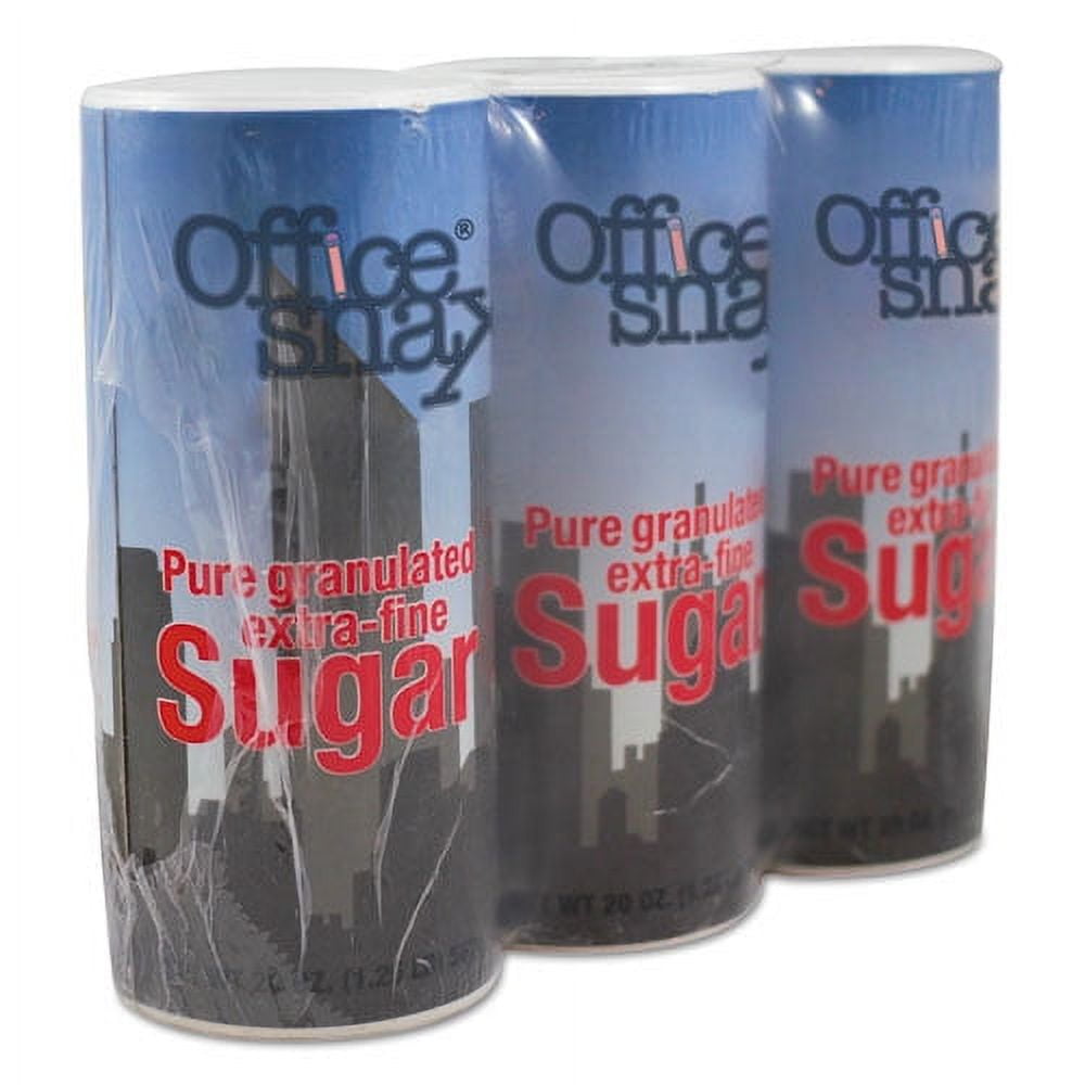 Reclosable Canister Of Sugar, 20 Oz, 3/pack | Bundle of 5 Packs