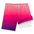 thumbnail image 4 of adviicd Boys Swim Trunks Quick Dry Trunks Swimsuit Boys Swim Board Shorts Stretchy Swim Trunks for Boys (Hot Pink,6-7 Years), 4 of 4