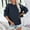 Navy, variant on CLOISE Sweatshirt for Women Solid Oversized Sweatshirts Crew Neck Long Sleeve Hoodies Shirts Green Drop Shoulder Fuzzy Tees With Pockets Fall Tunic Y2k Outfits XL