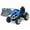 Blue, variant on Costway 12V Battery Powered Kids Ride On Excavator Truck w/ Front Loader Digger Yellow