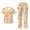 Beige-Corgi Donuts, variant on Cute Dachshund Print Scrubs for Women Breathable Medical Uniforms Wrinkle Resistant Nurse Scrubs for Vet Pediatric Worker, Beige