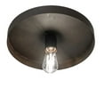 thumbnail image 3 of Meyda Tiffany 258909 Alva 13" Wide Semi-Flush Ceiling Fixture - Chestnut, 3 of 7