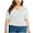 White, variant on yillto Womens Plus Size Tops Summer Shirts Tunic Mesh Short Sleeve Crew Neck Loose Blouse XL-5XL