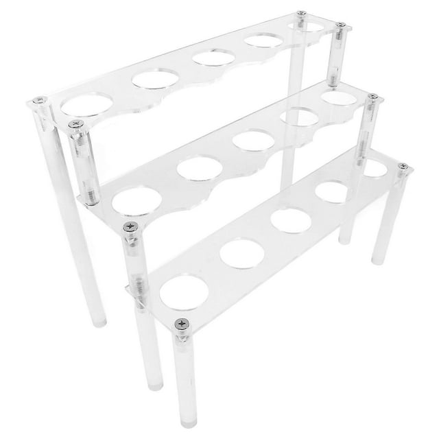 Ice Cream Cone Display Rack Transparent Acrylic Holding Cones For Family Gathering 1Pack