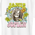 thumbnail image 3 of Janis Joplin - Butterfly And Flowers - Women's Short Sleeve Graphic T-Shirt, 3 of 5