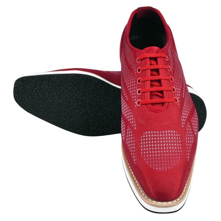 LIBERTYZENO Mens Casual Shoes Textile And Suede Leather Lace  display picture 1