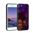 thumbnail image 1 of Purplish-Gold-Floral-Dark-Grunge-2 Phone Case, Degined for iPhone 7 Case Men Women, Flexible Silicone Shockproof Case for iPhone 7, 1 of 1