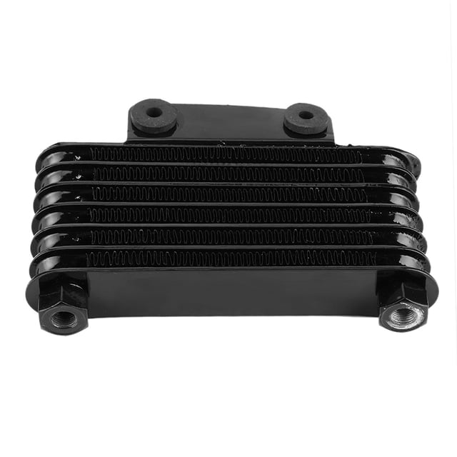 Radiador de refrigeración del enfriador de aceite de motor Universal de 7 filas para motocicleta de 125-250CC Dirt Bike ATV