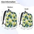 thumbnail image 3 of Lsque Lilies Flowers Pattern Canvas Daypack, Durable Backpack, High-quality Versatile Backpack,Vintage Compact Backpack-Medium, 3 of 6