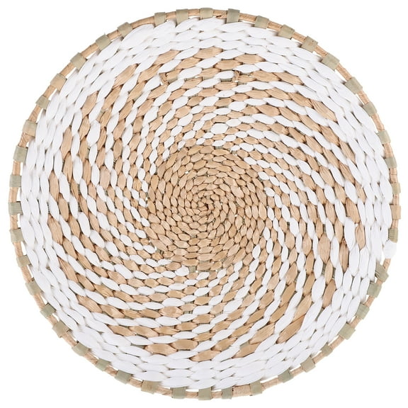 Woven Wall Hanging Ornament Woven Round Rustic Hanging Wall Ornament for Home
