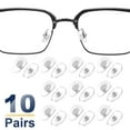 thumbnail image 3 of Eyeglass Nose Pad Anti-Slip Glasses Nose Grips Copper Core Glasses Nose Pads for Plastic Frames Glasses Sunglasses Silver, 3 of 7