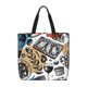 thumbnail image 1 of Fotbe French Food Bolsa Tote con Estampado para Mujer, Bolsos con Cremallera, Bolsa de Hombro Casual de Gran Capacidad con Bolsillos Internos, 1 of 7