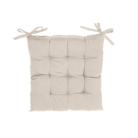 

IH Casa Decor Polyester Tufted Chairpad (18 X 18) (Taupe) - Set of 2