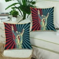 thumbnail image 2 of MKHERT Hand Rock Music Pillowcase Pillow Protector Cushion Cover 18x18 inch,Set of 2, 2 of 2