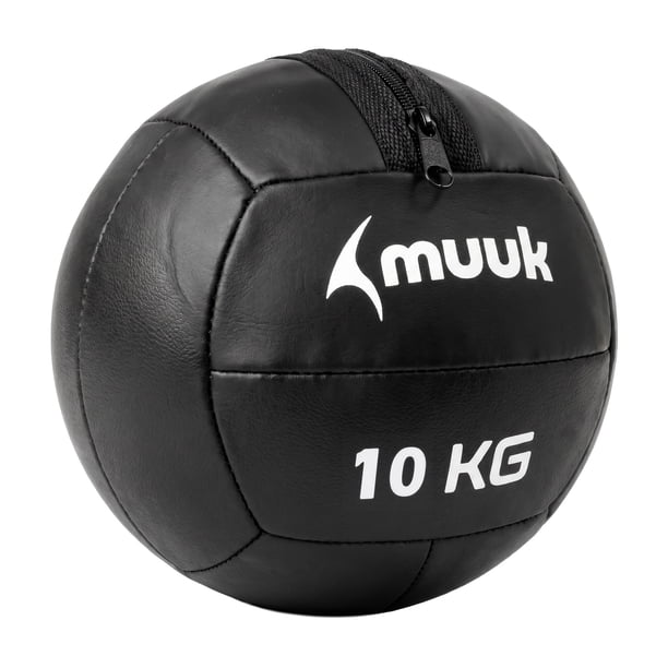 Balón Medicinal de 10 kg Negro Muuk Fitness