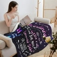 thumbnail image 3 of LHSHID Gifts for girlfriend Blanket Flannel Soft and Comfortable Anti static Bed Sofa Blanket 50x60in, 3 of 5