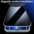thumbnail image 4 of Privacy Anti Spy Magnetic 360 Protective Case For Iphone 15 Pro Max 14 13 12 11, 4 of 5