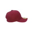 thumbnail image 3 of Top Headwear Structured Hook & Loop Adjustable Hat, Burgundy, 3 of 4