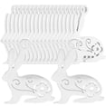 thumbnail image 4 of 20pcs Stainless Steel Easter Bunny Rabbit Charms Jewelry Making Rabbit Pendants, 4 of 8
