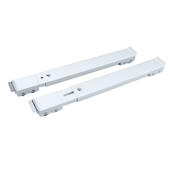 Stand 2PCS Furniture Appliances Rollers Iron Extendable Mobile Washing Machine Base Fridge Stand Dolly Movers With 24 Roller For Dryers Dishwashers White