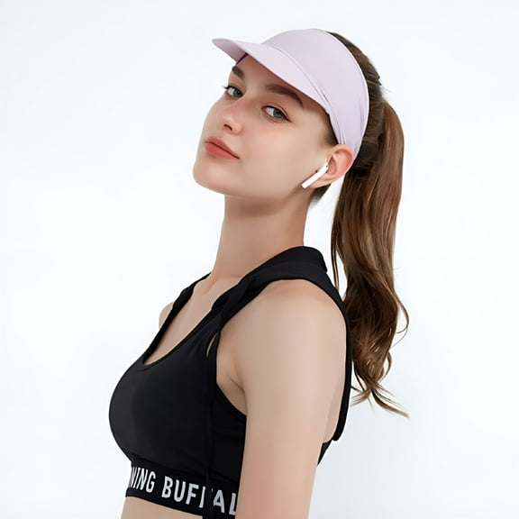 TELOLY Unisex Sport Sun Visor Hats Adjustable Empty Top Baseball Cap