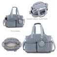 thumbnail image 2 of Sunyuer Diaper Bag Tote for Daily Use, Quilted Mommy Bag Function Maternity Bag Diaper Changing Messenger with Shoulder Strap Wet Pocket, 2 of 8